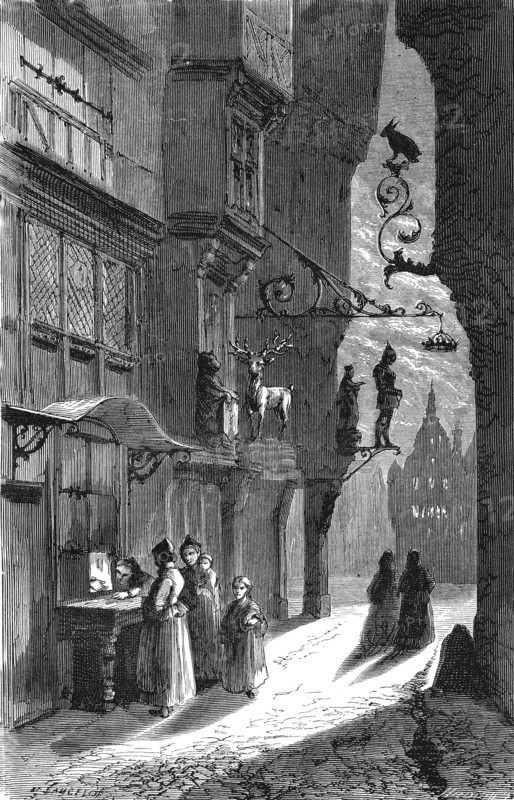 Guichet d'une boulangerie à ULM en 1862