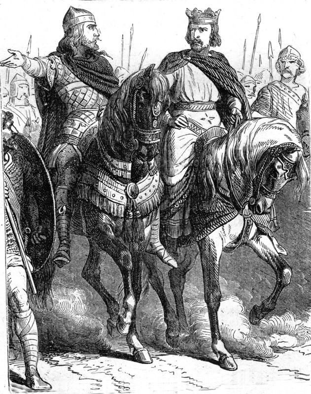 Charles Martel et Chilpéric II