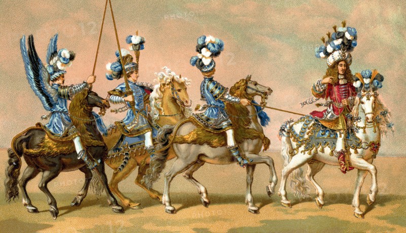 Le Prince de Condé et l'escadron turc