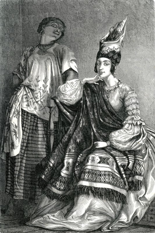 Dame signare de Saint LOUIS, Sénégal