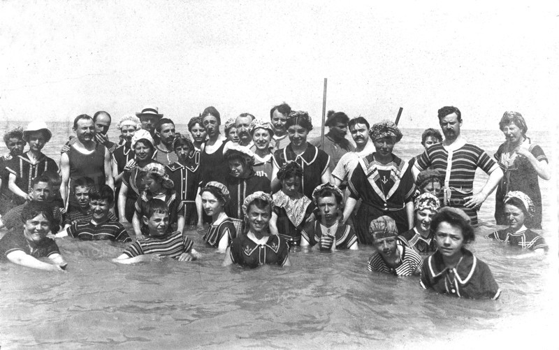 La plage d' Onival en 1909