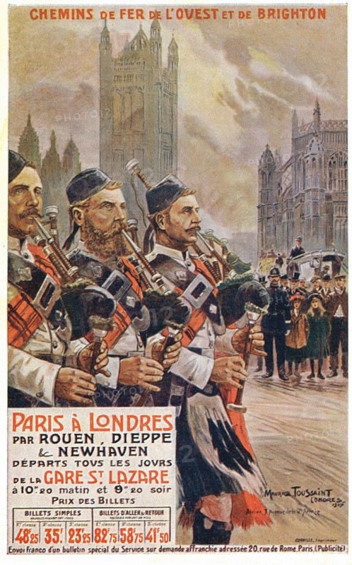 Publicité PARIS-LONDRES