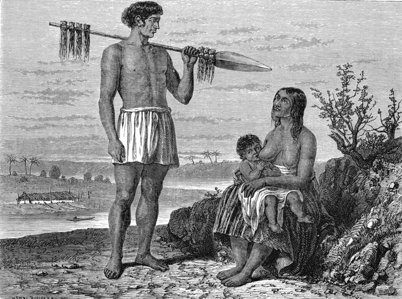 Indiens du PARAGUAY en 1865