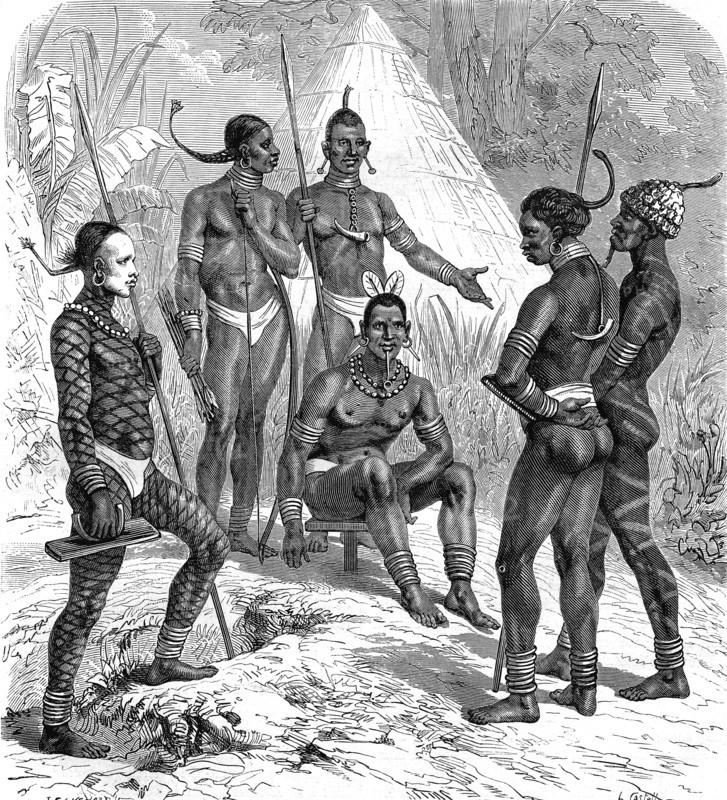 Indigènes du Gani (Sources du NIL)