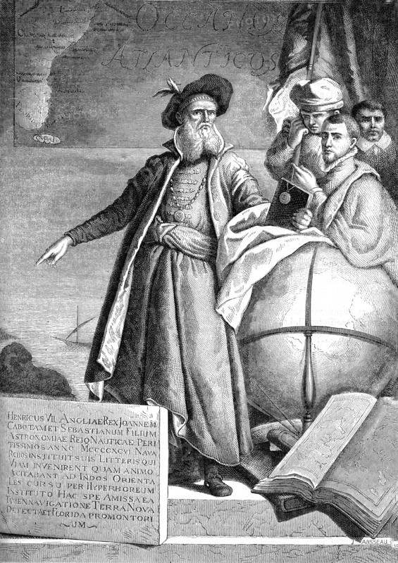 Jean CABOT à Venise et ses trois fils