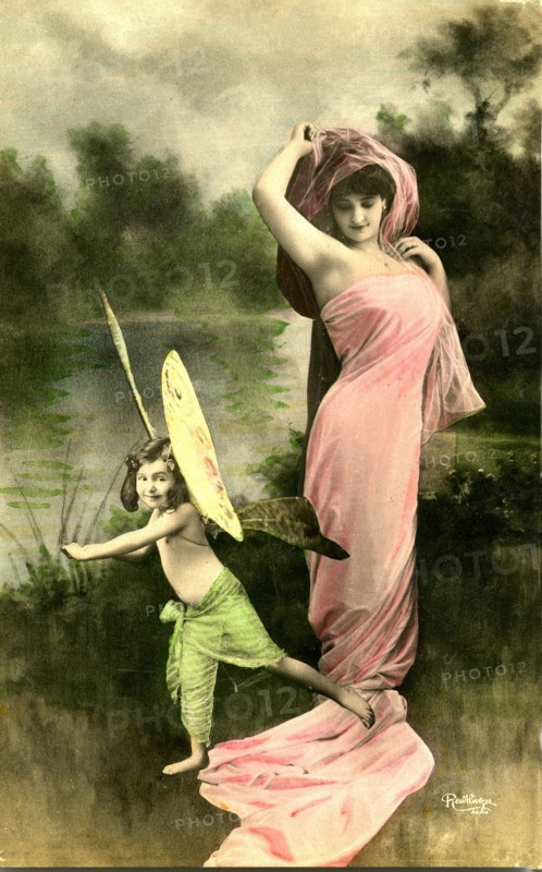 La belle femme de l'étang