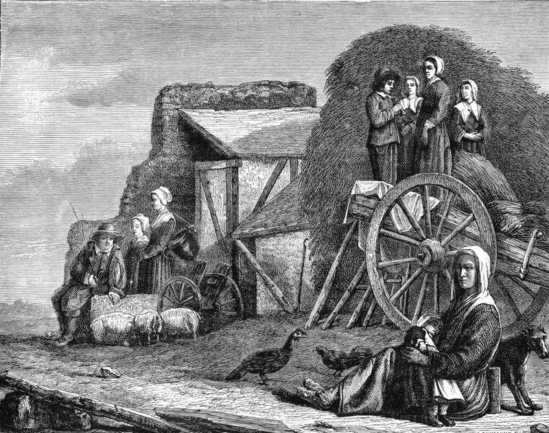 La charrette d'après les frères Le Nain