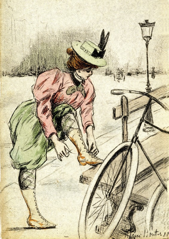 La Parisienne à vélo