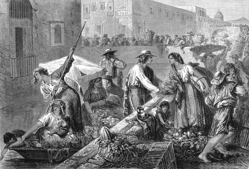 Marché du pont à MEXICO