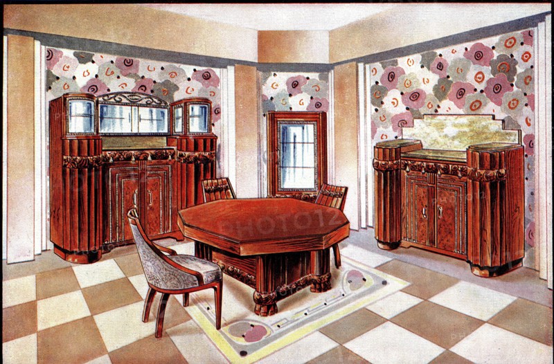Mobilier moderne et décor- 1930
