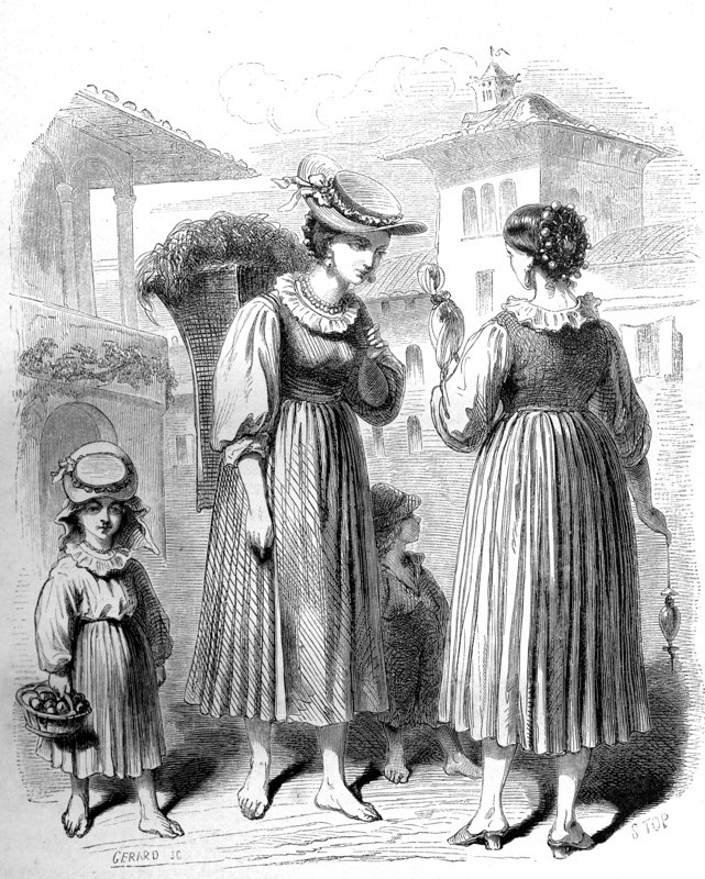 Paysannes de NOVARA, Italie