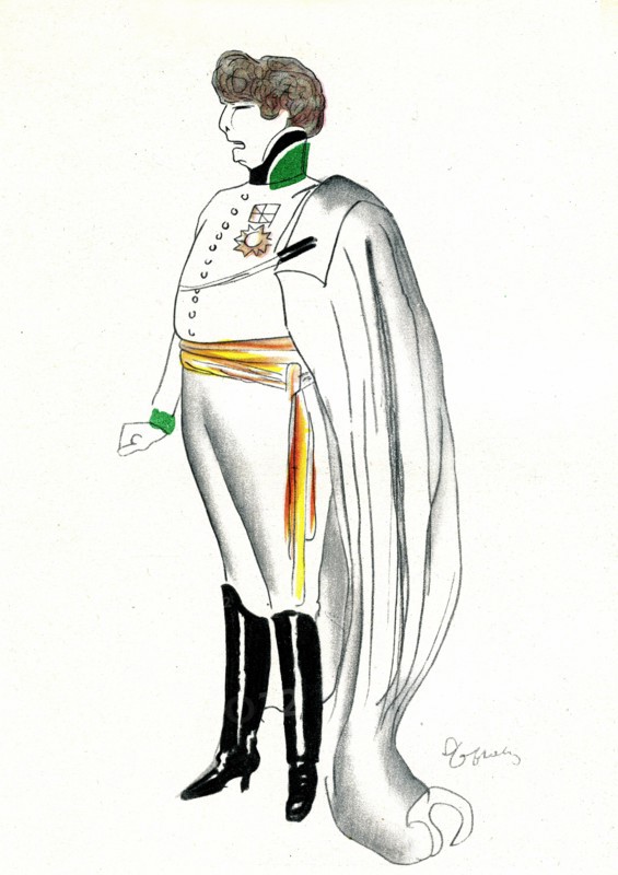 Sarah BERNHARDT caricature de Cappiello