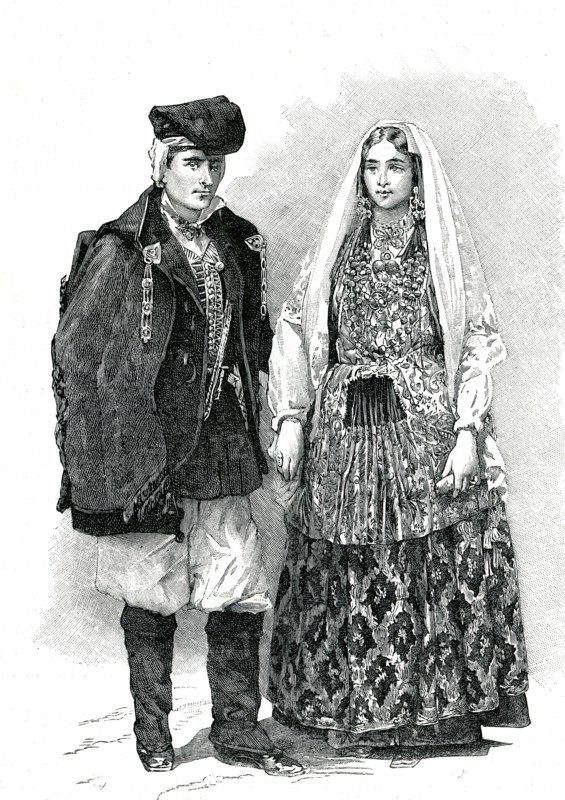Sardaigne, jeunes époux
