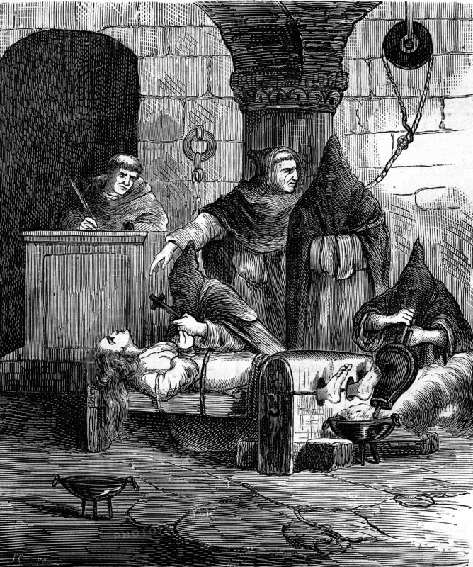 Le supplice du feu par l'Inquisition
