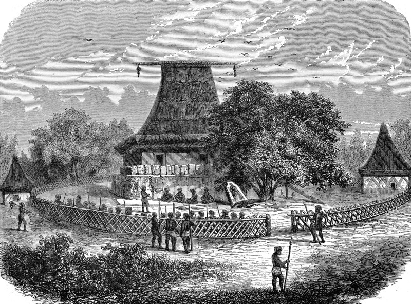 Temple aux îles FIDJI (Océanie)