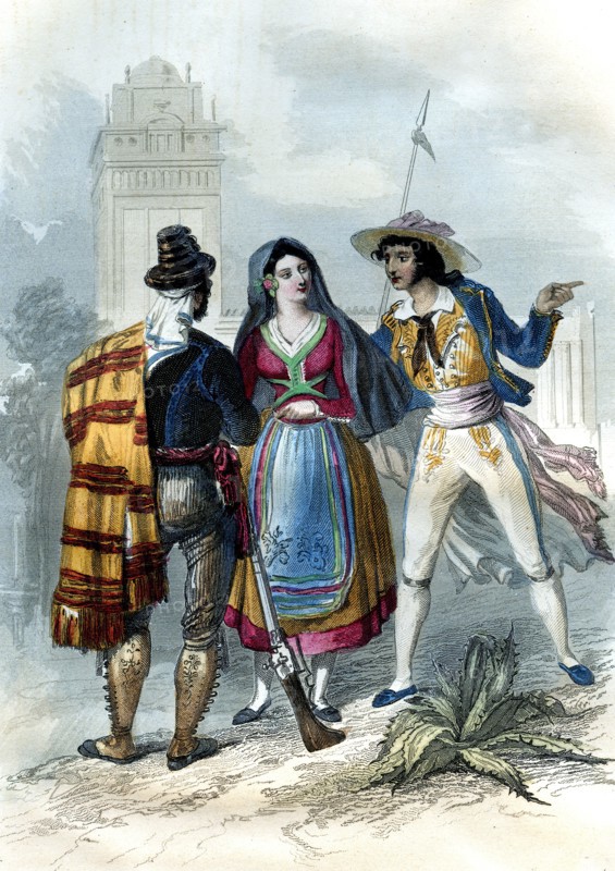 Types d'Espagne en 1862