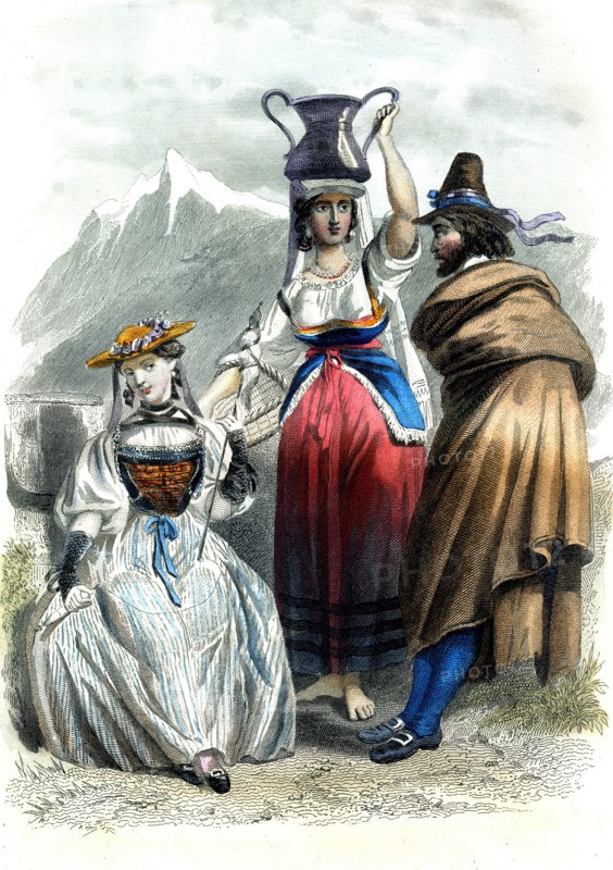 Types d'Europe en 1862