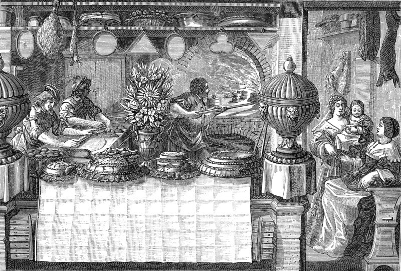 Un pâtissier au 17ème siècle