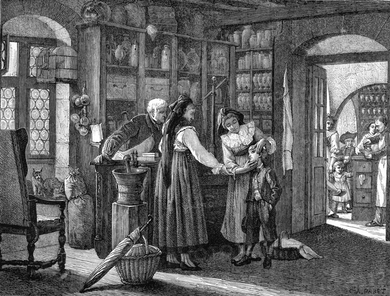 Une pharmacie en Alsace