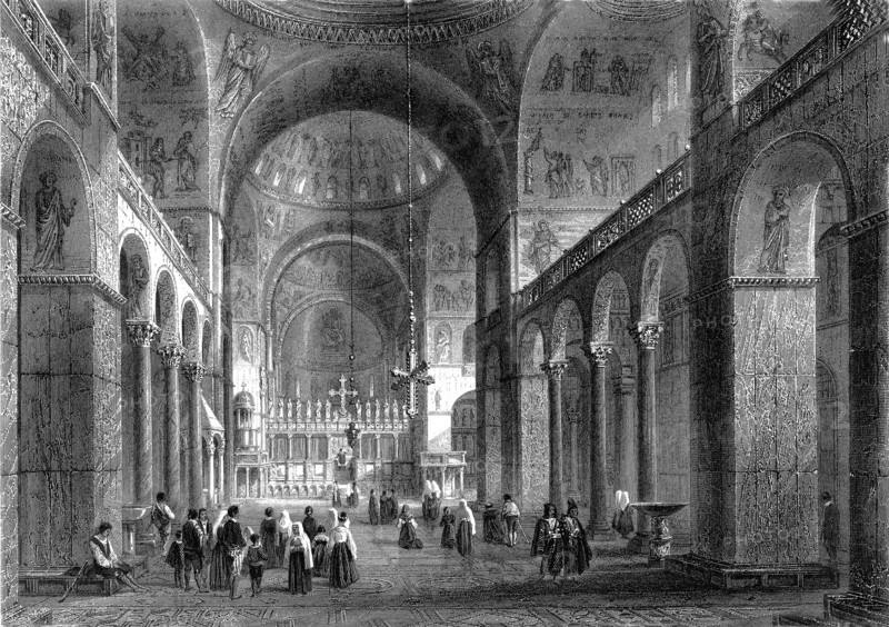 Venise, Intérieur de la cathedrale Saint MARC