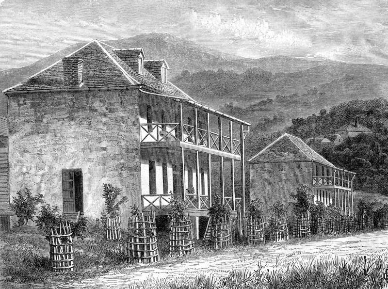 Habitations à Canala, Nouvelle Calédonie (Ouest)