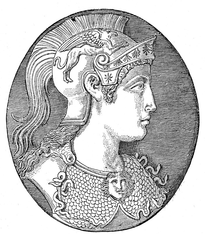 La Déesse romaine MINERVE