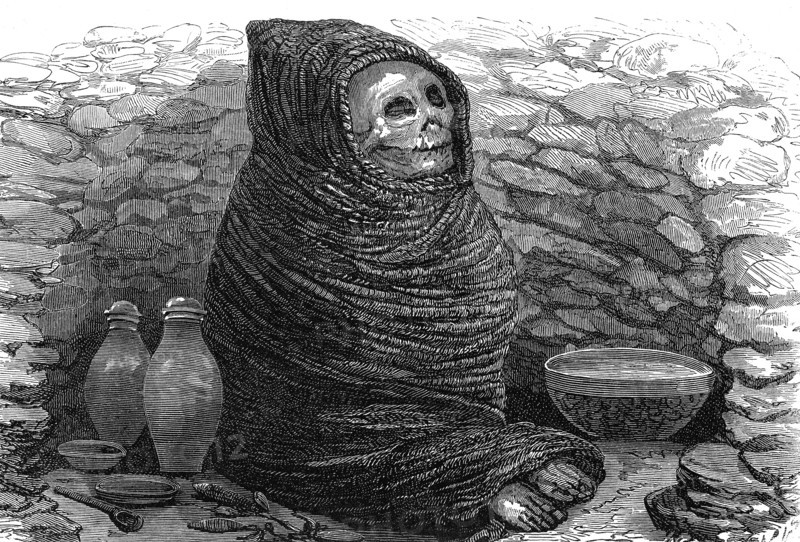 Momie d'indien Aymara