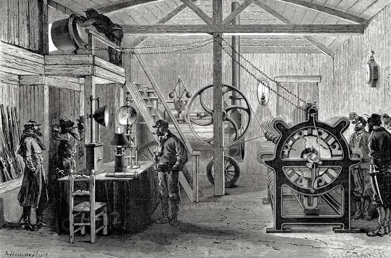 L'éléctricité à PARIS pendant le siège de La Commune