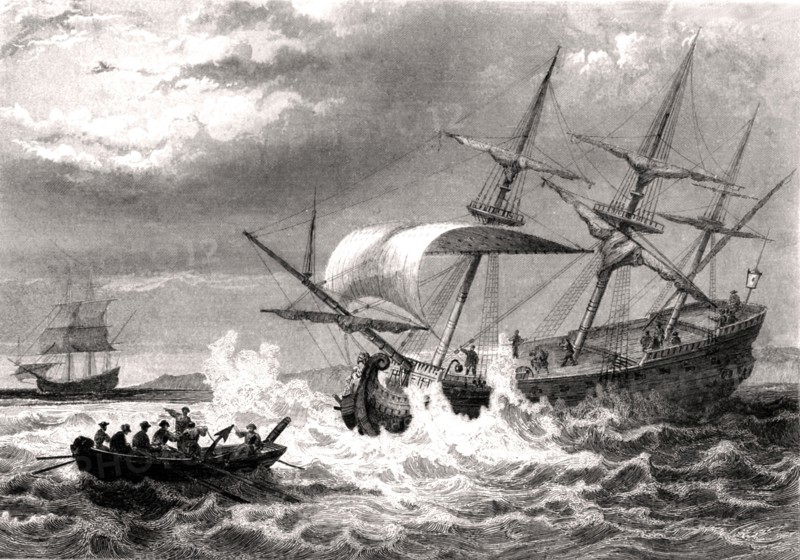 Naufrage de " La Santa Maria"