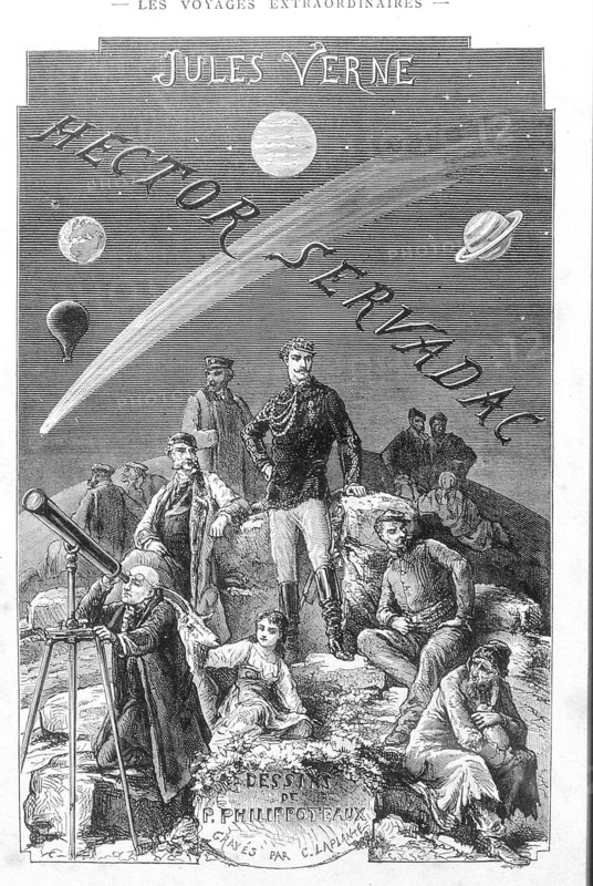 Illustration du livre "Hector Servadac", de Jules Verne