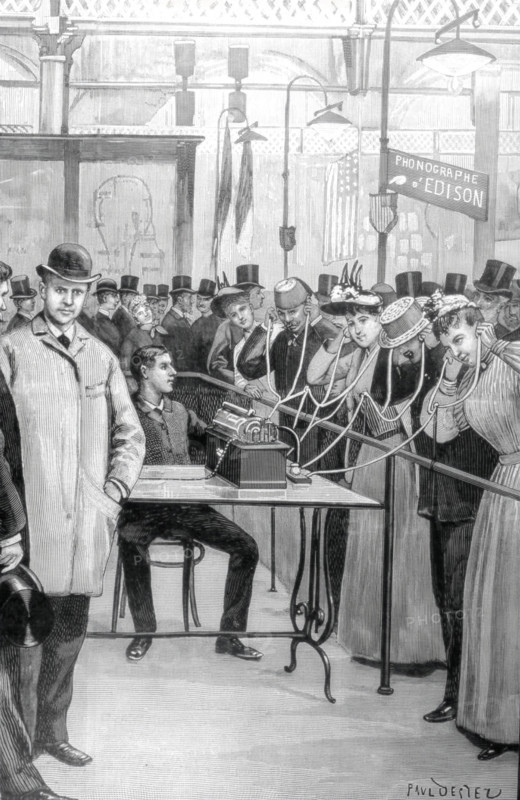People Listening to the Gramophone