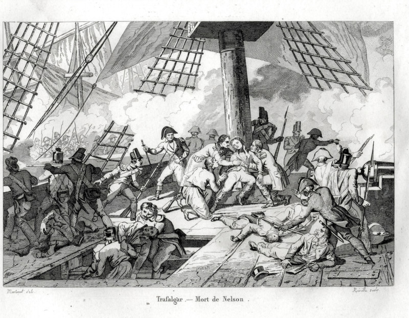 Reville, Mort de Nelson à Trafalgar