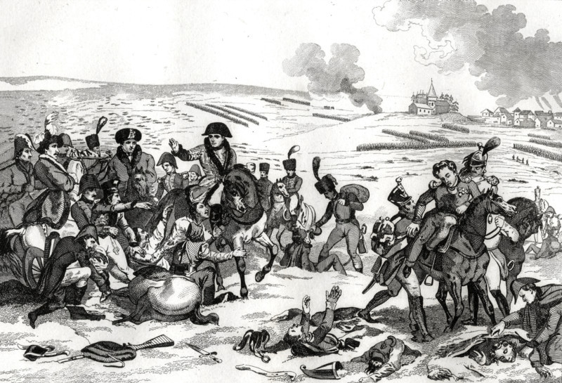 Napoleon at the battle of Eylau