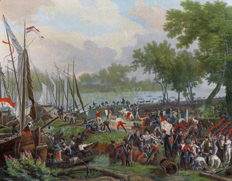Crossing the Rhine (6th of September 1795)
