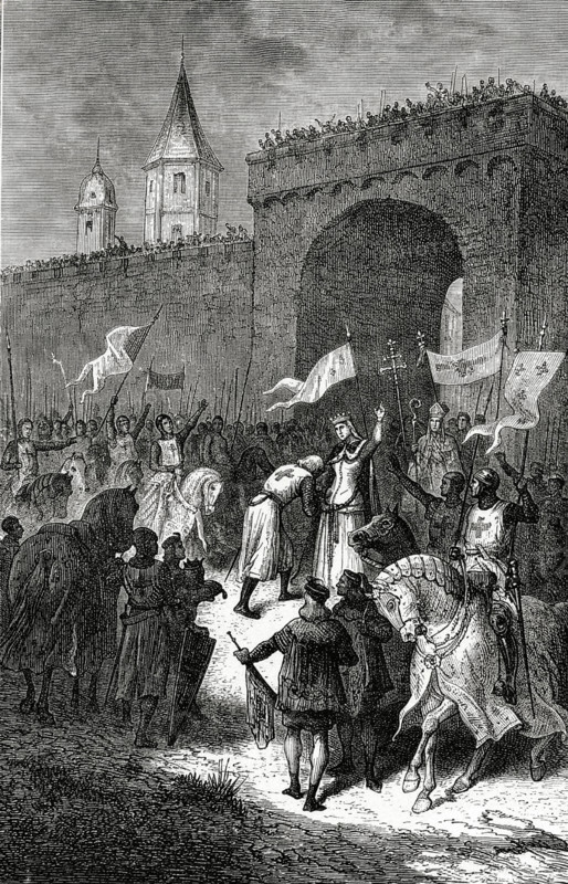Derniers adieux de la Reine Blanche à Saint Louis