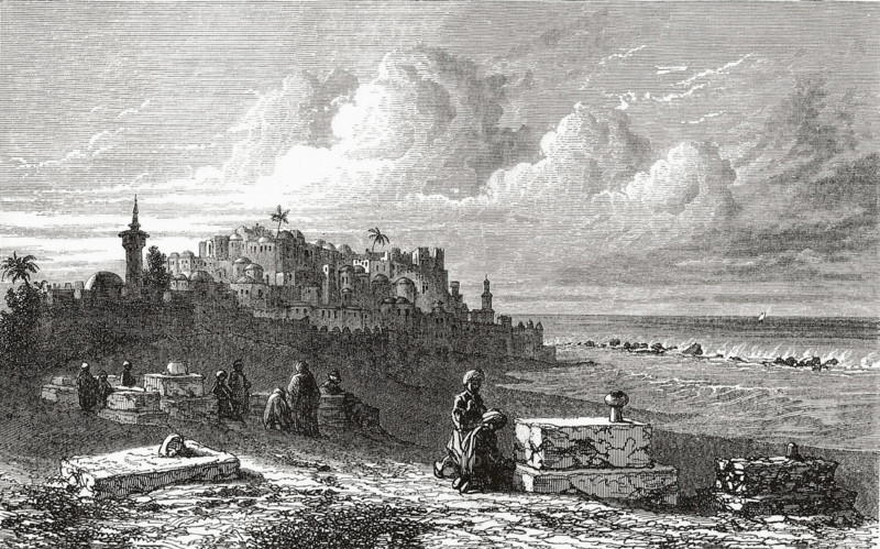 Jaffa à l'époque des croisades.