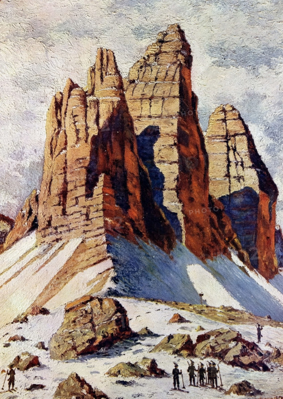 La Guerre dans les Dolomites.