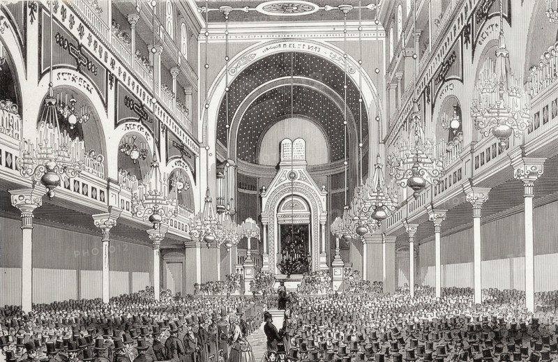 Synagogue in Paris.