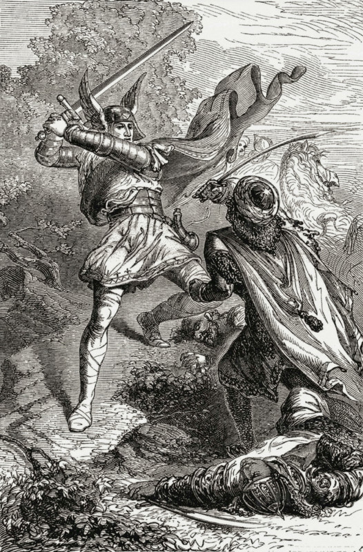 Tancrède et les Sarasins.