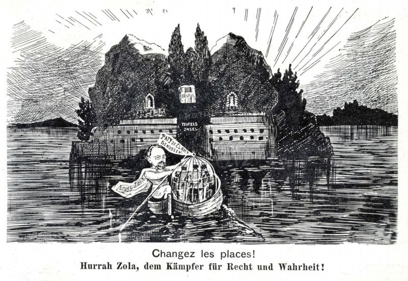 Emile Zola, defender of Dreyfus.