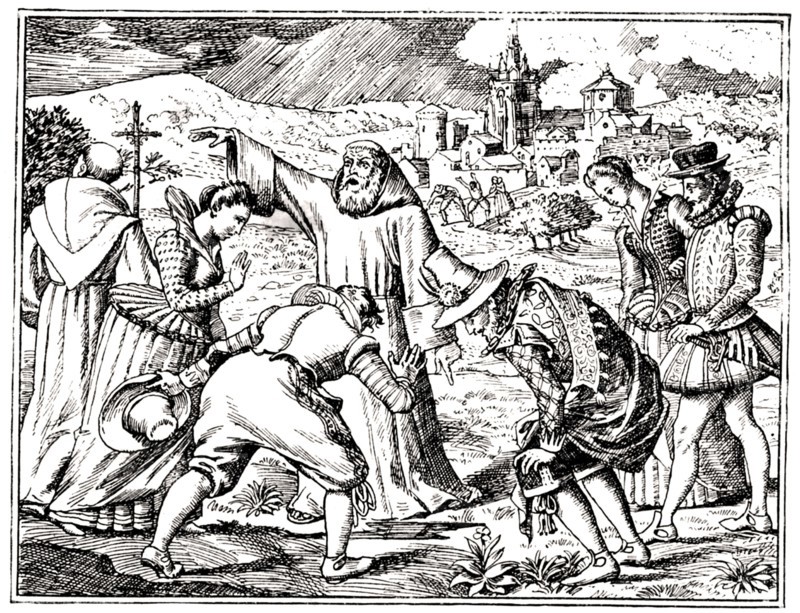 Pluie de sang en Provence en juillet 1608.( Pluie colorée )