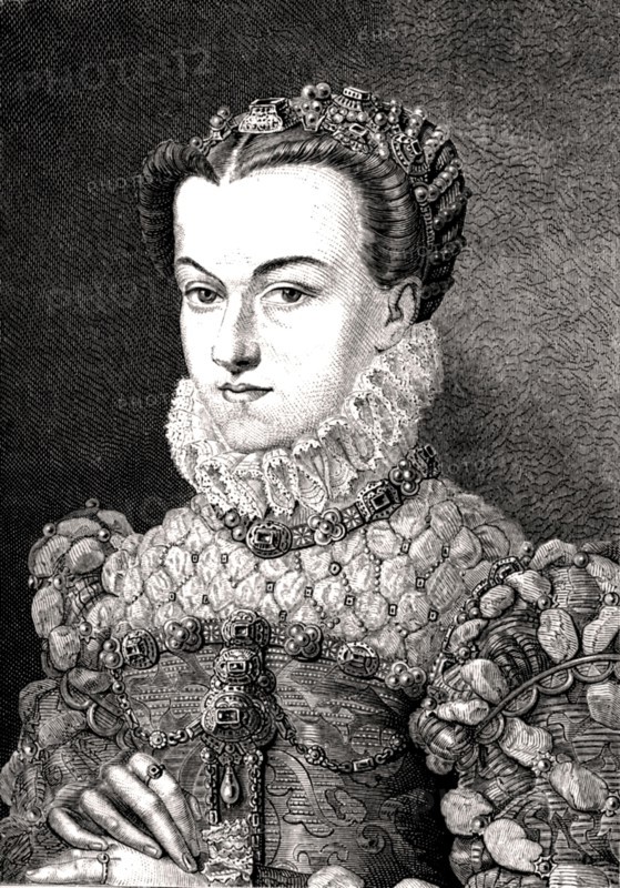 Elizabeth d'Autriche (peinte par François Clouet )