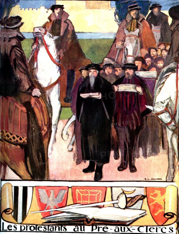 Les Protestants au Pré aux Clercs