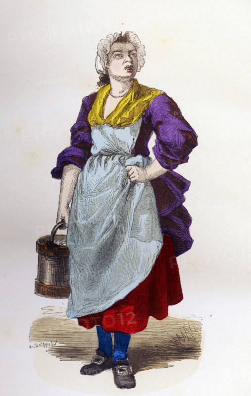 Marchande de cernaux en 1774