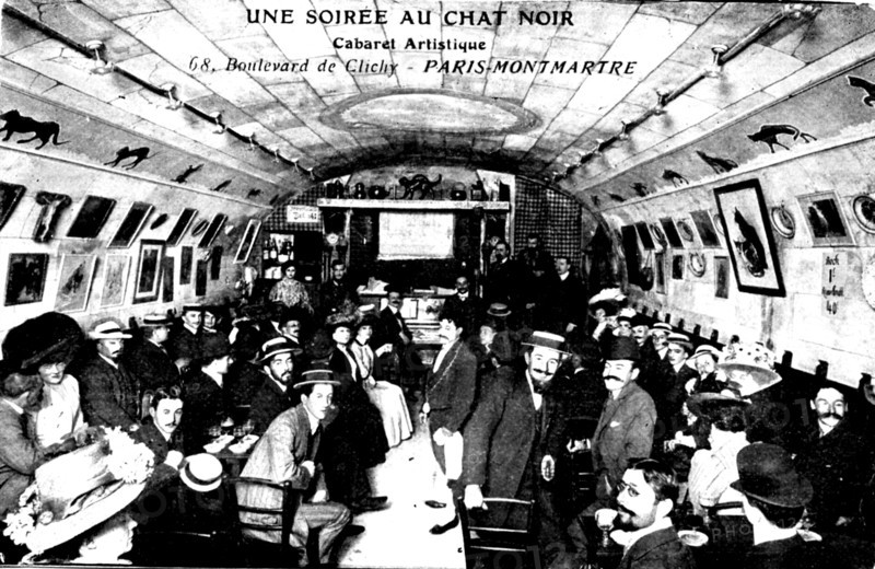 Cabaret Le CHAT NOIR à PARIS
