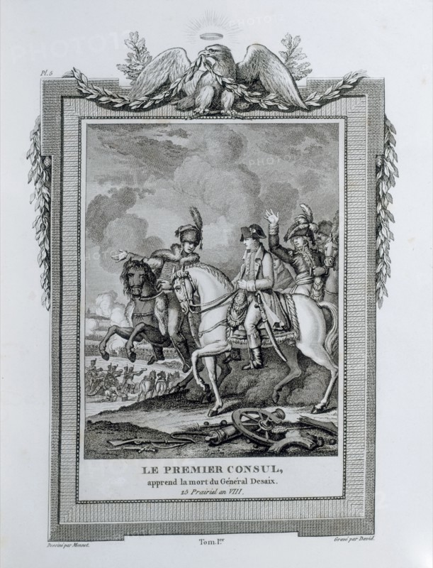 The first Consul is informed about the death of General Desaix, Prairial Year VIII