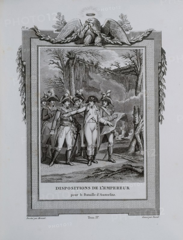The Emperor getting ready for the Battle of Austerlitz