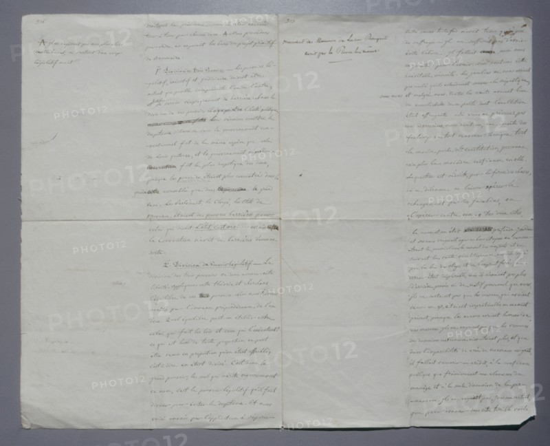 Manuscript, Coup d’état of 18th Brumaire