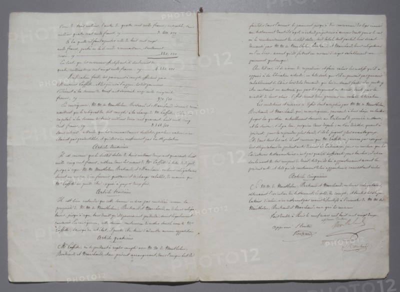 Emperor Napoleon I's will (1822)