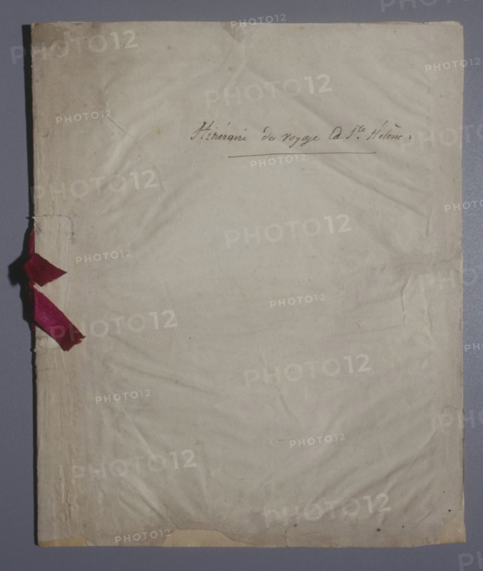 Itineray of the travel to St. Helena (1840)